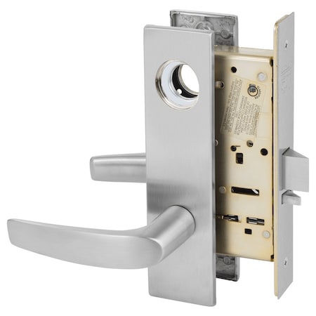 Grade 1 Office Or Entry Mortise Lock, B - Lever, LE1 - Escutcheon, Field Reversible, Less Cylinder,